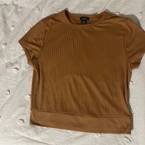 Rue 21 rust crop top! Open back!